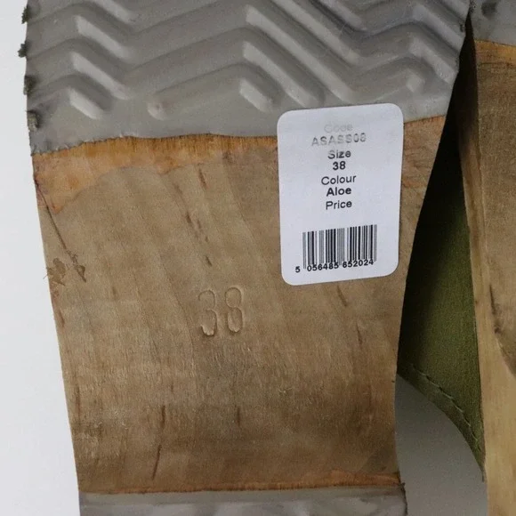 Kit + Clogs Studio Low Klassisk Sol Clog Sandals Aloe Green 38 - Picture 11 of 11